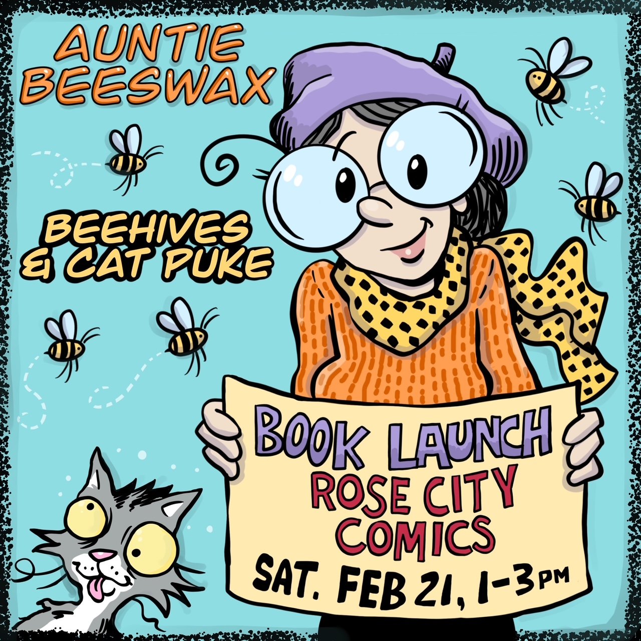 Auntie Beeswax Book Launch at Rose City Comics