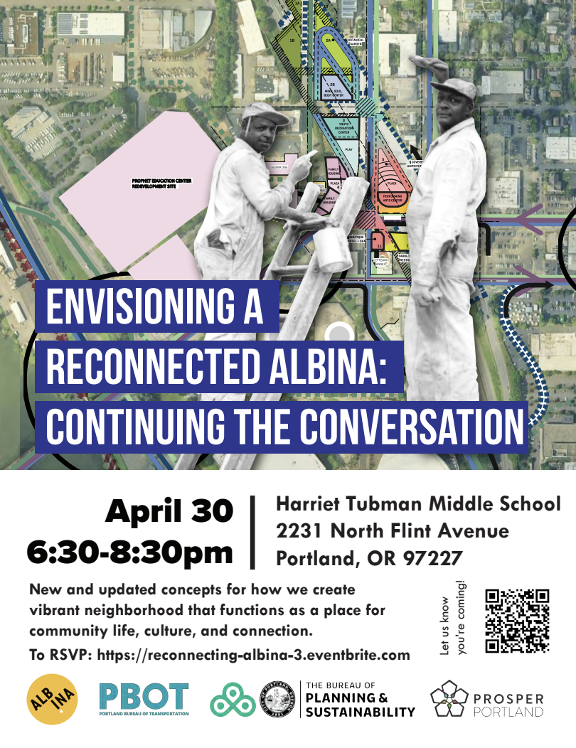 AVT invite to Envisioning a Reconnected Albina: Continuing the Conversation