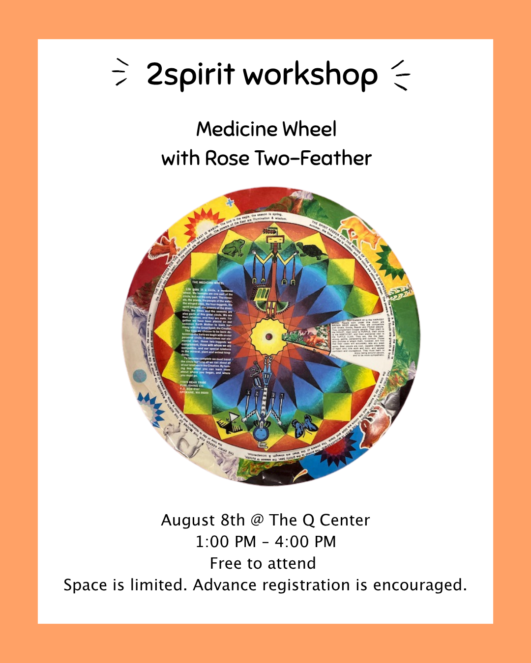 2 Spirit Workshop @ The Q Center