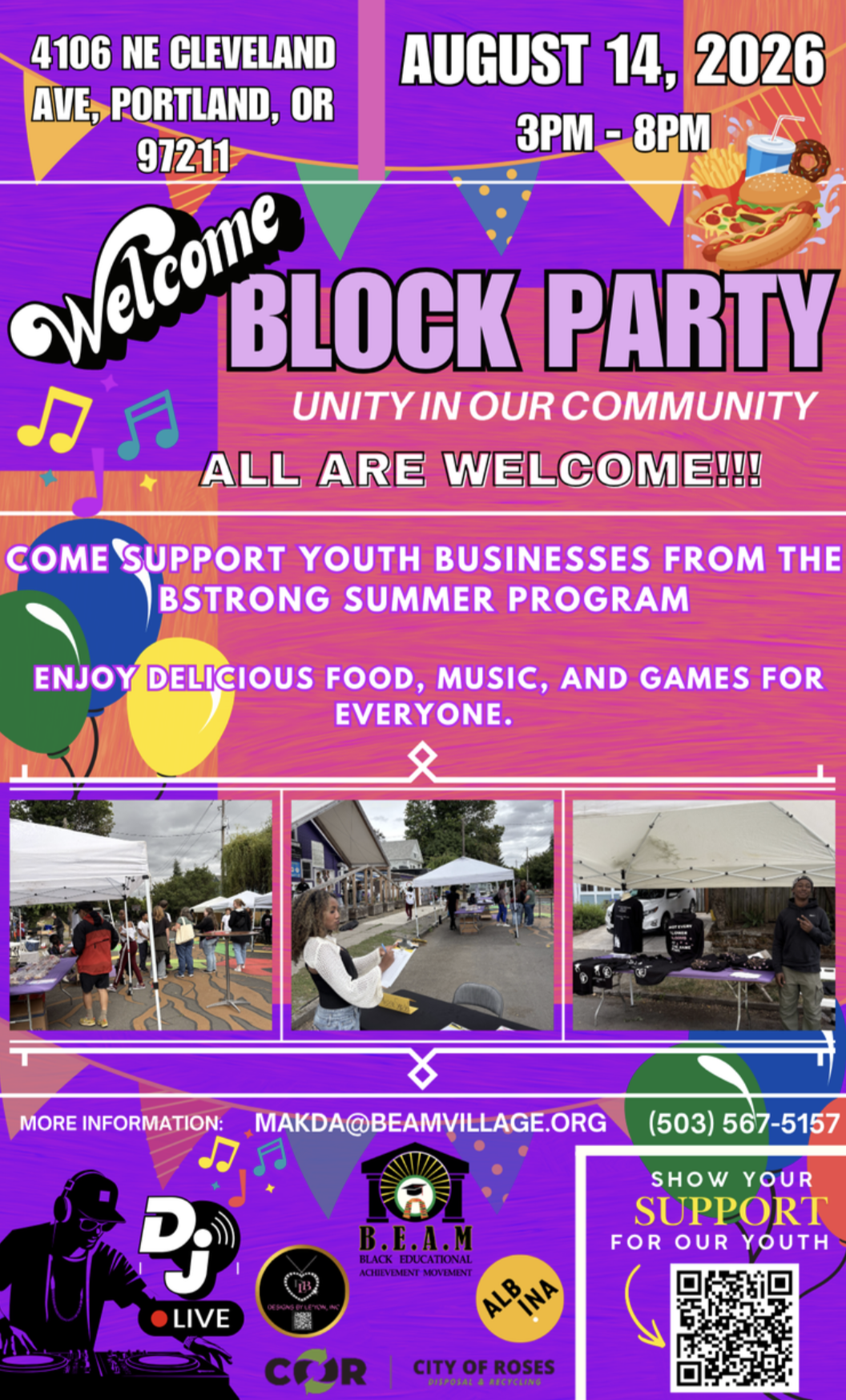 B.E.A.M. Village Block Party