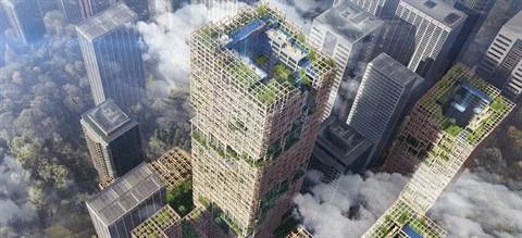 Wood is increasingly being used in creative ways for pioneering construction projects