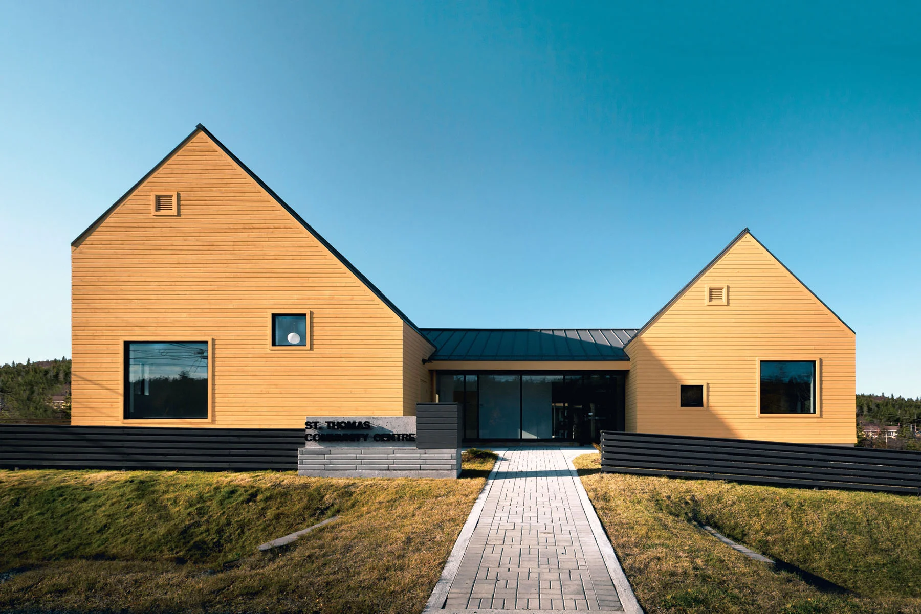 St. Thomas Community Centre in Paradise, Newfoundland was reinterpreted in a modern context