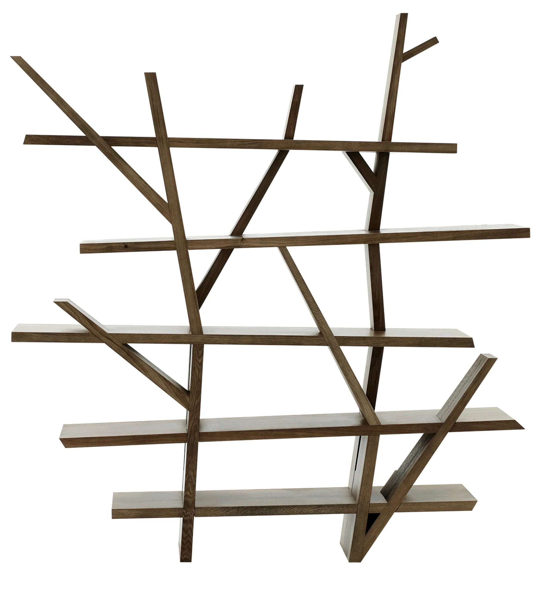 Dojo, a lacquered Japanese-inspired bookcase