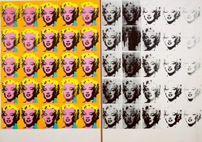 Andy Warhol, Marilyn Diptych , 1962. Photo: The Andy Warhol Foundation for the Visual Arts, Inc. / Artists Rights Society (ARS) New York. Courtesy: Private collection.