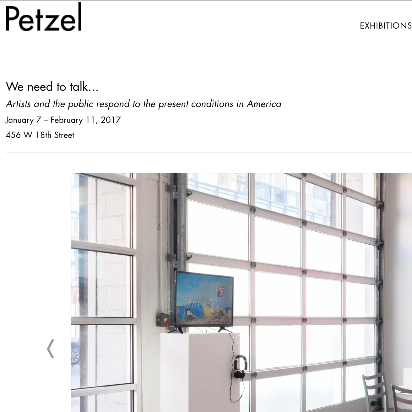 2017: We Need to Talk, Petzel