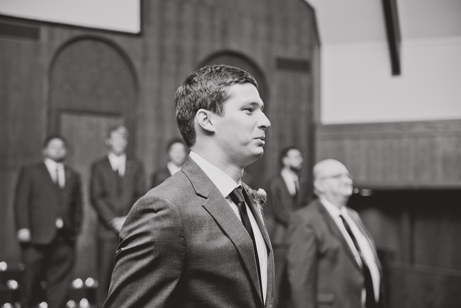 Proof that there is still so much emotion when the bride walks in (even having seen each other before the ceremony)