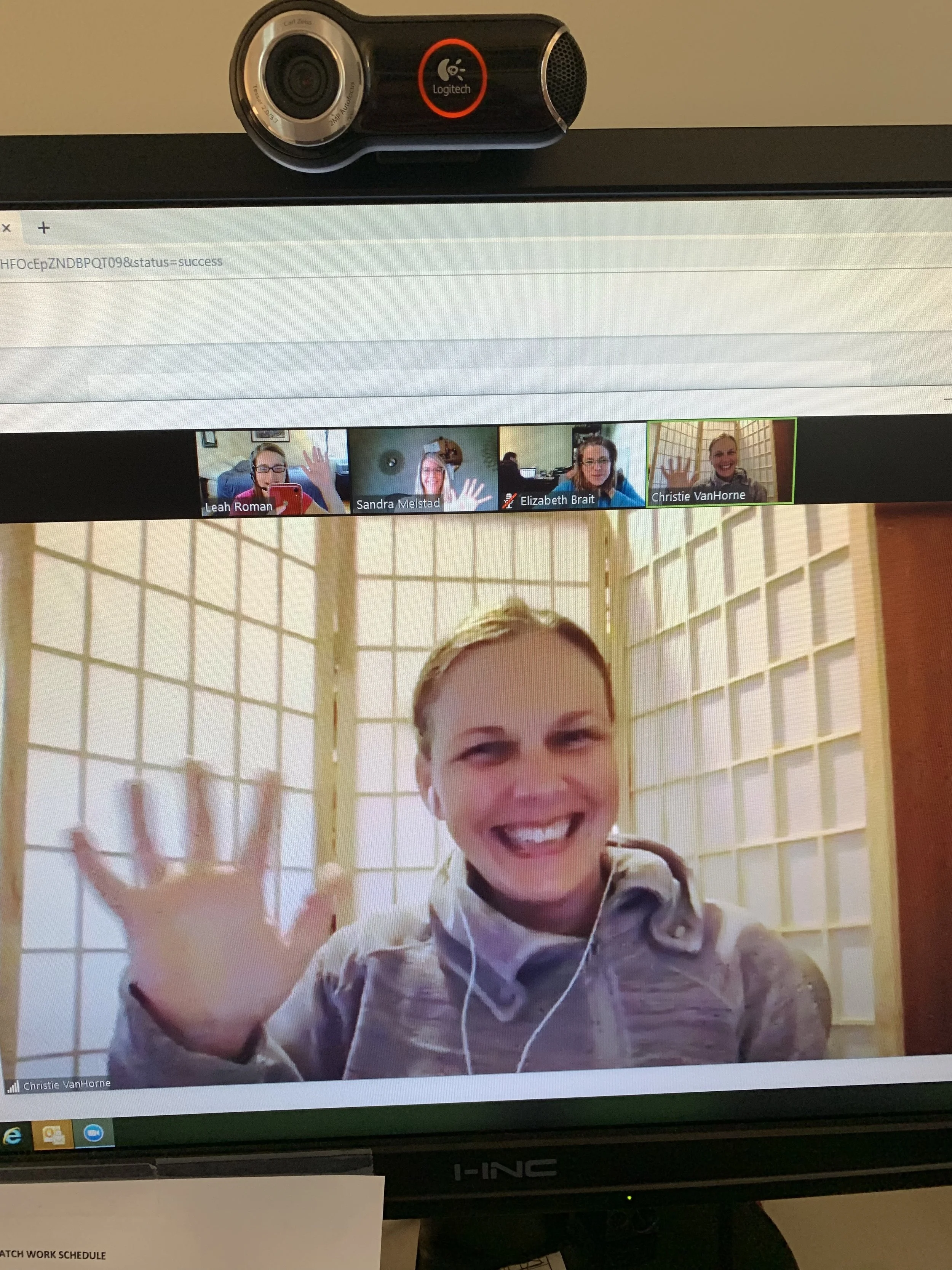 Waiting for fabulous mastermind group to sign onto Zoom
