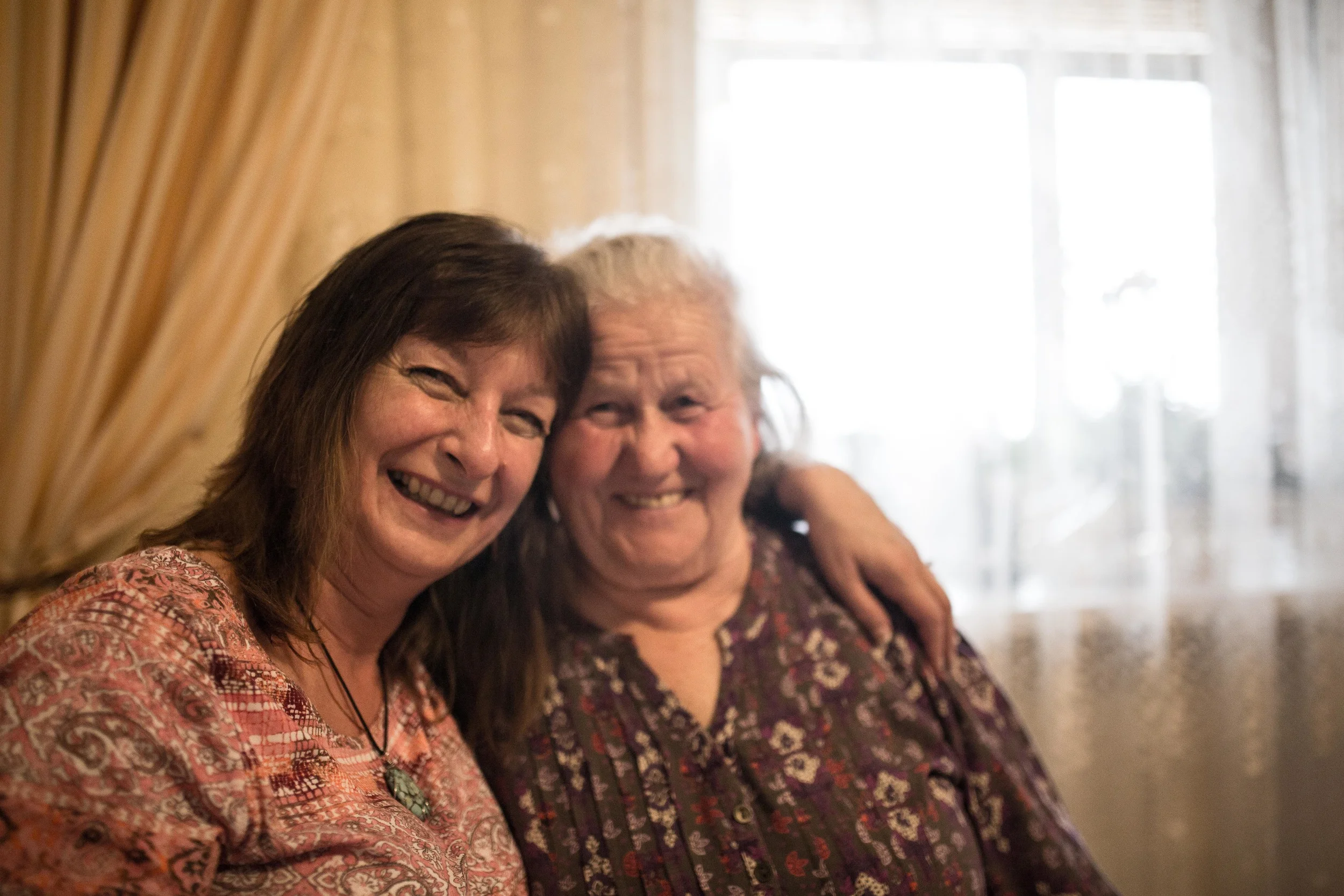 Mom and Katya.
