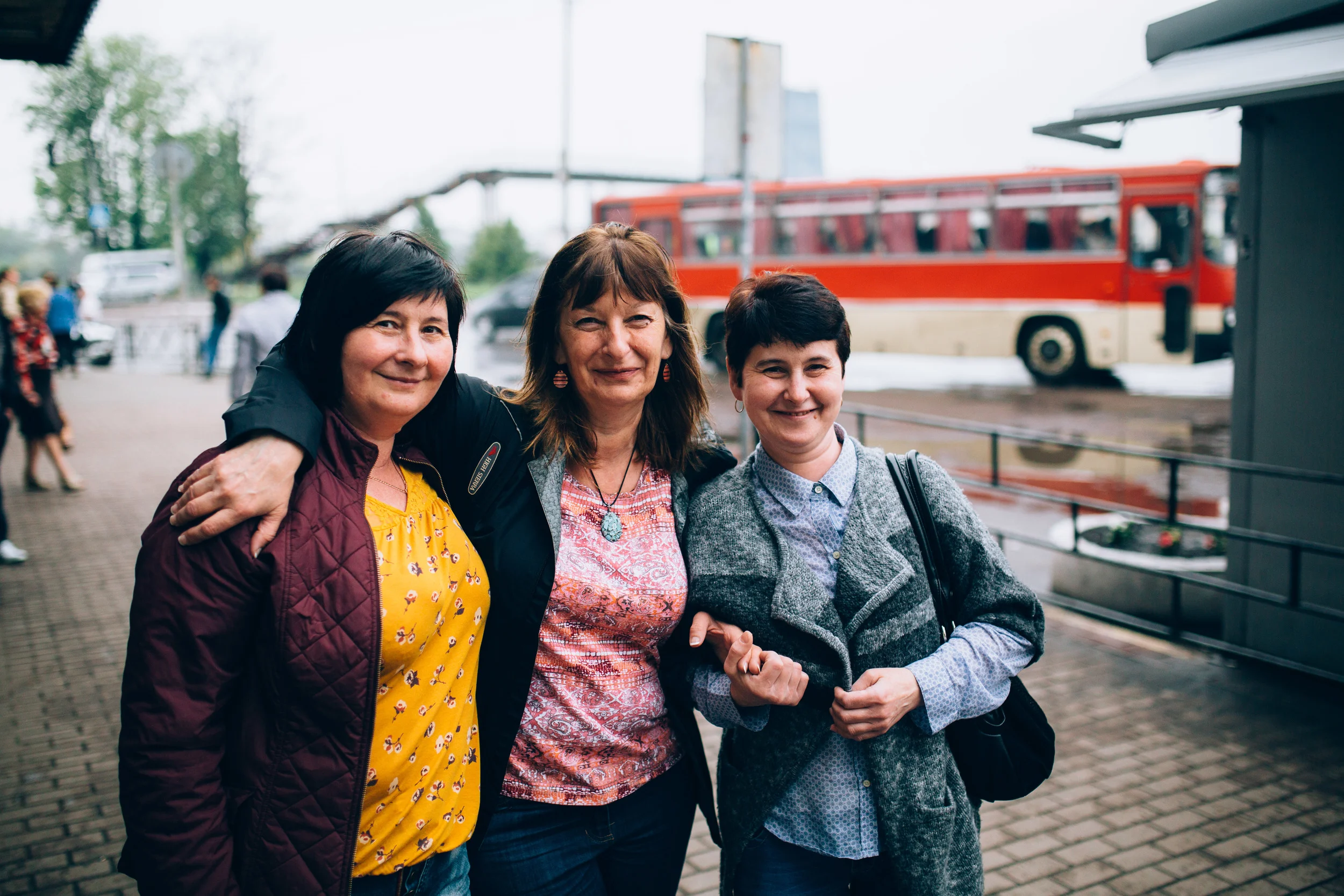 Vira, Mom, Marusia.