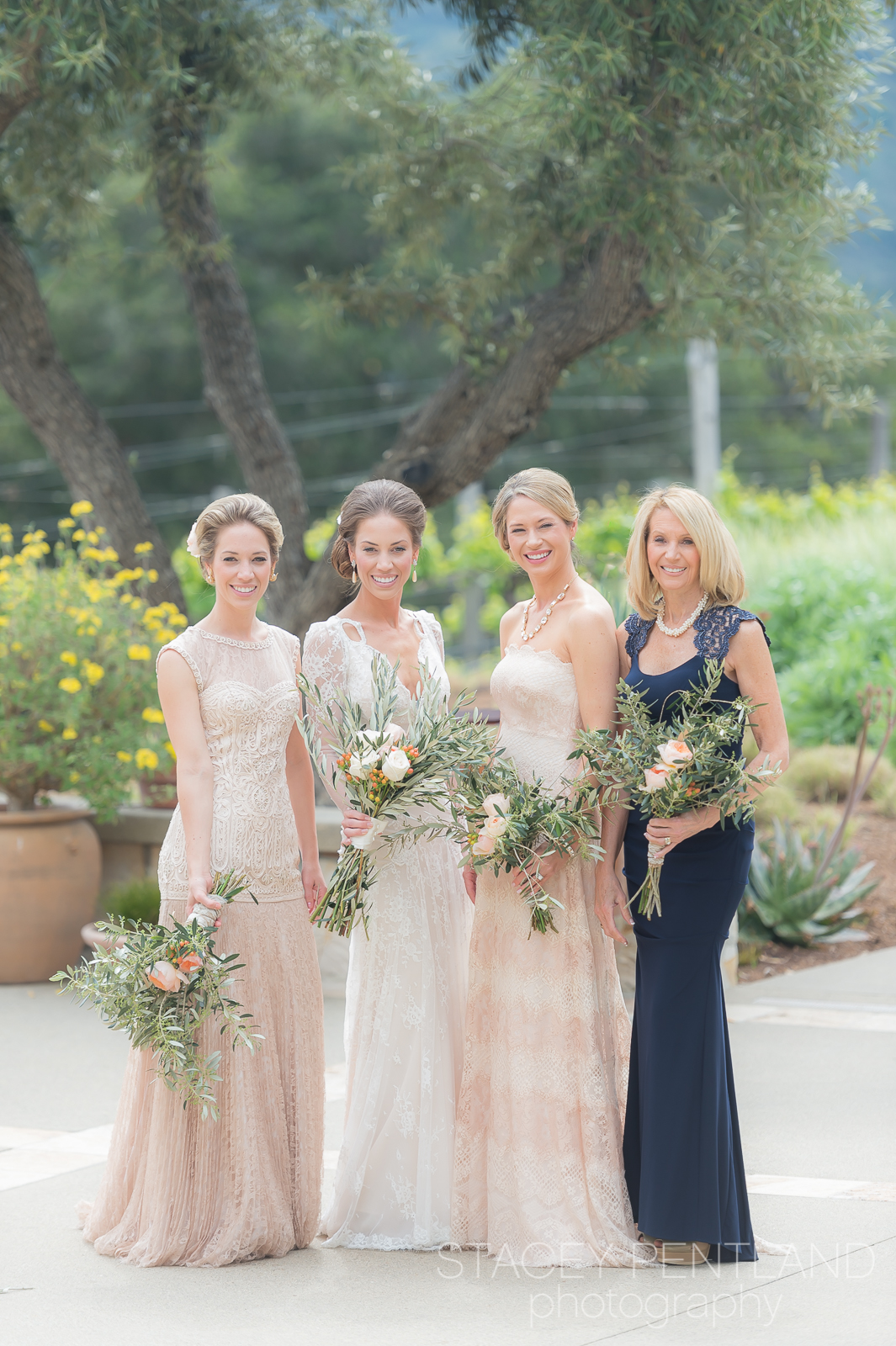 Mom and her beautiful daughters.