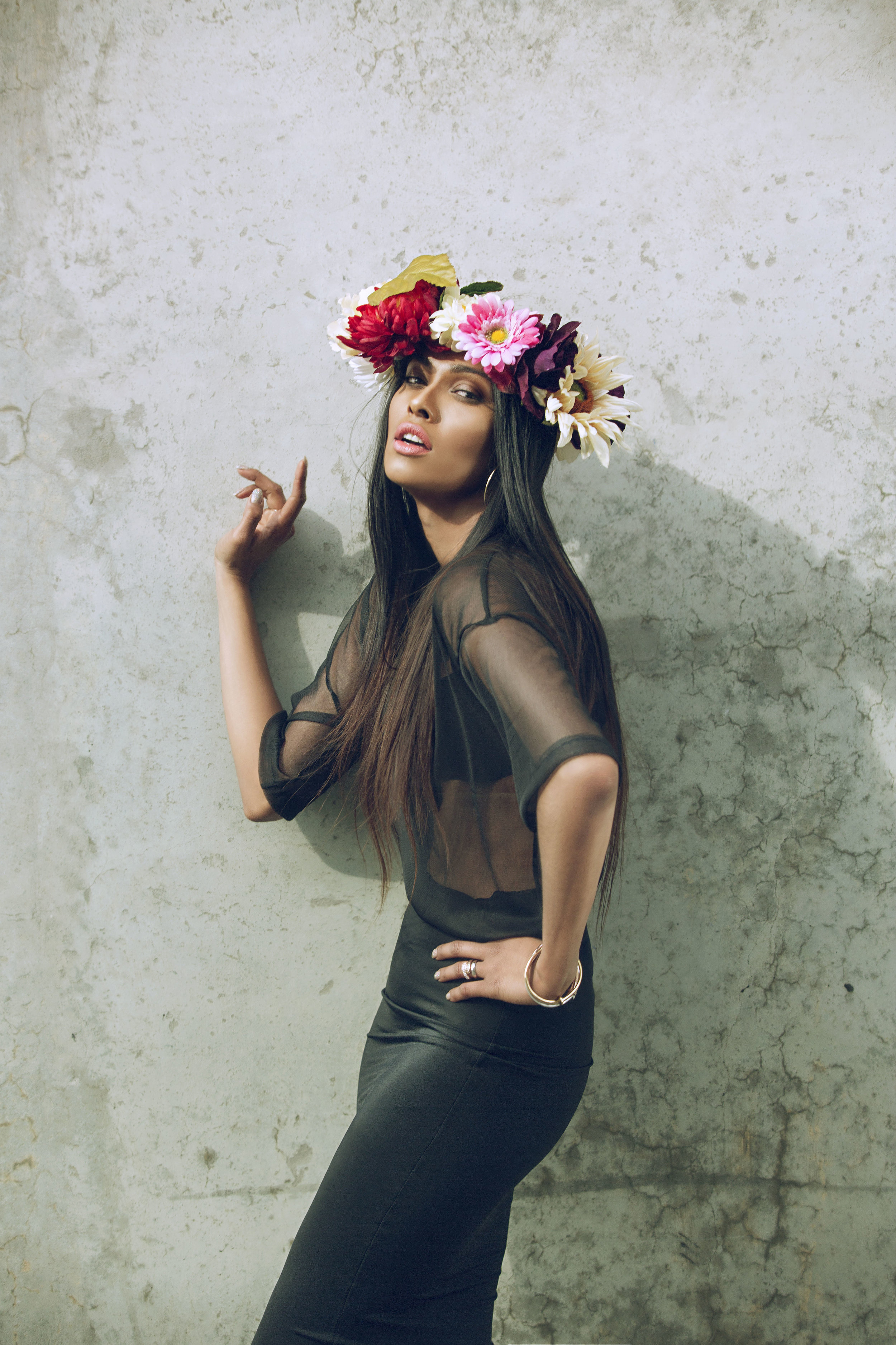 Previous flower Halo Projects. Model: Tas Aleeah