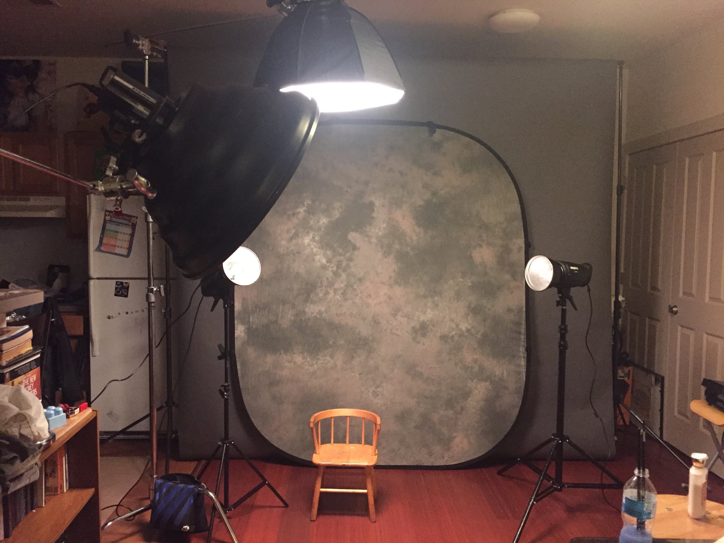 #HomeStudio #Setup MolaSetti + 24" OctaBox + (2) 7" Reflectors 