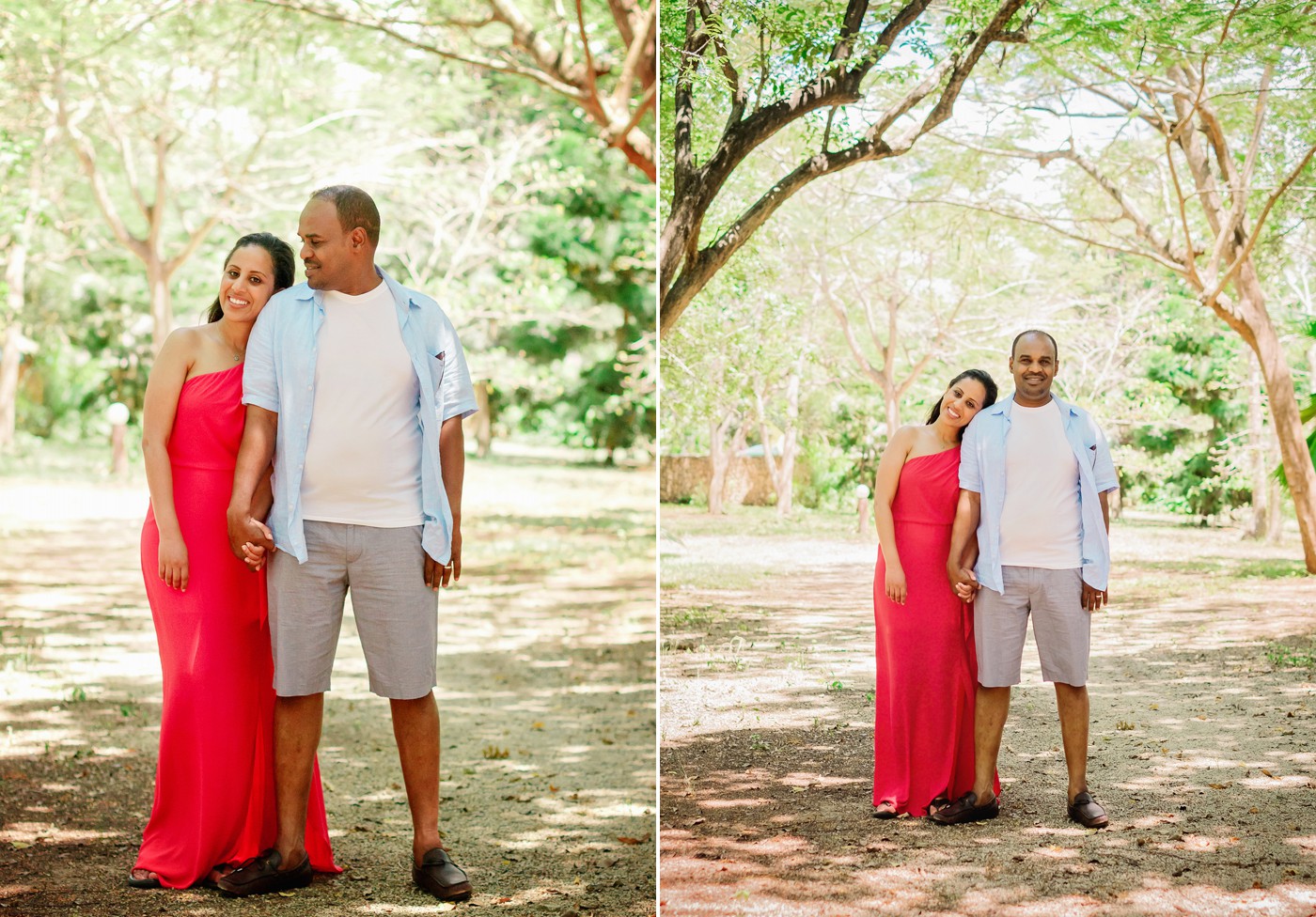 Top Kenyan wedding photographer photograph this engagement session in the Diani Marine Beach.