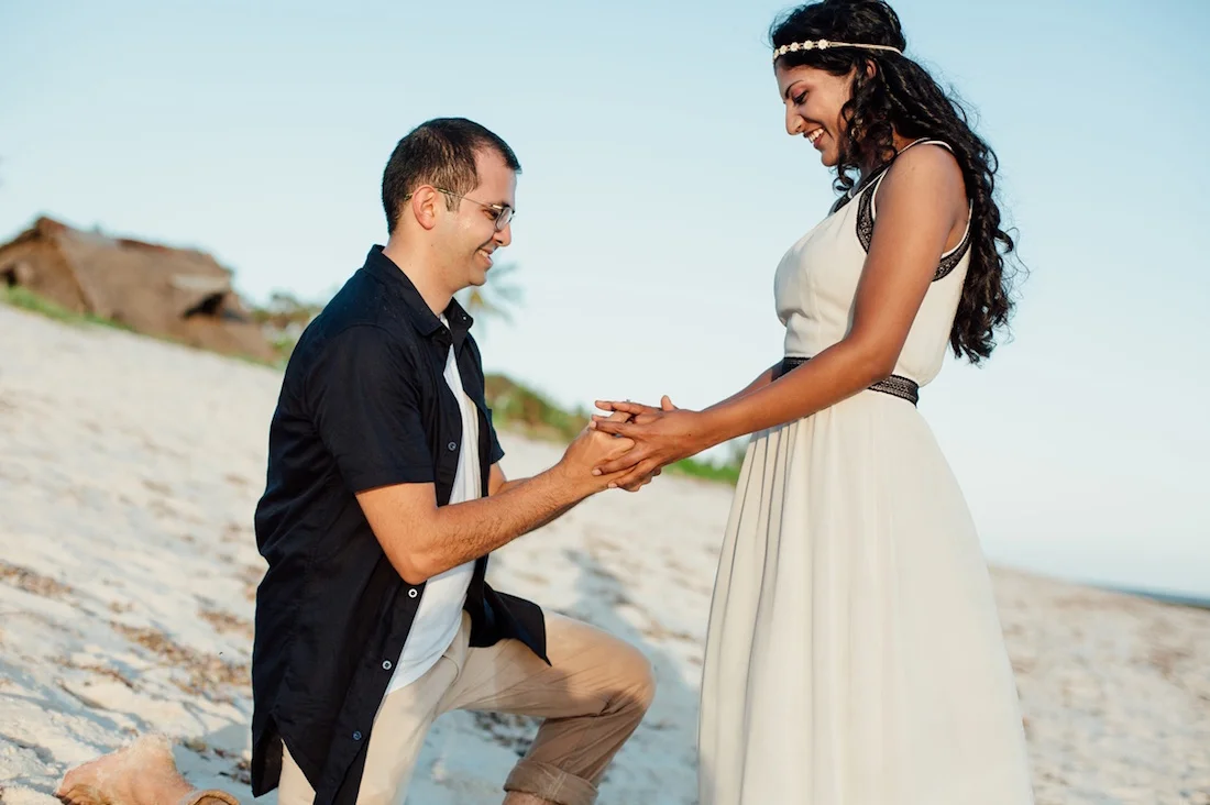 Nyali Beach, Mombasa Engagement Proposal photographer