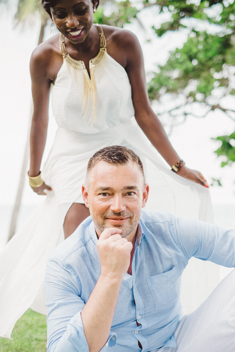 Diani Beach Kenyan engagement photos
