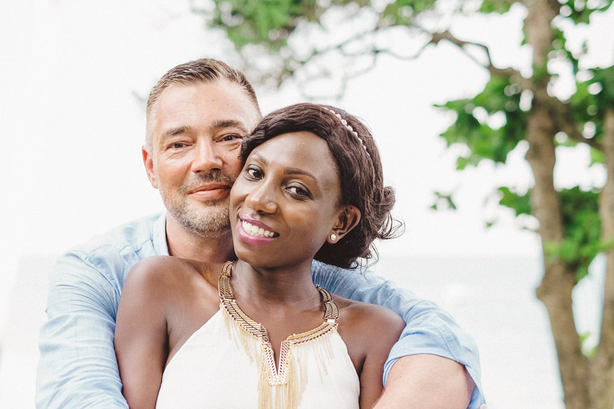 Diani Beach Kenyan engagement photos