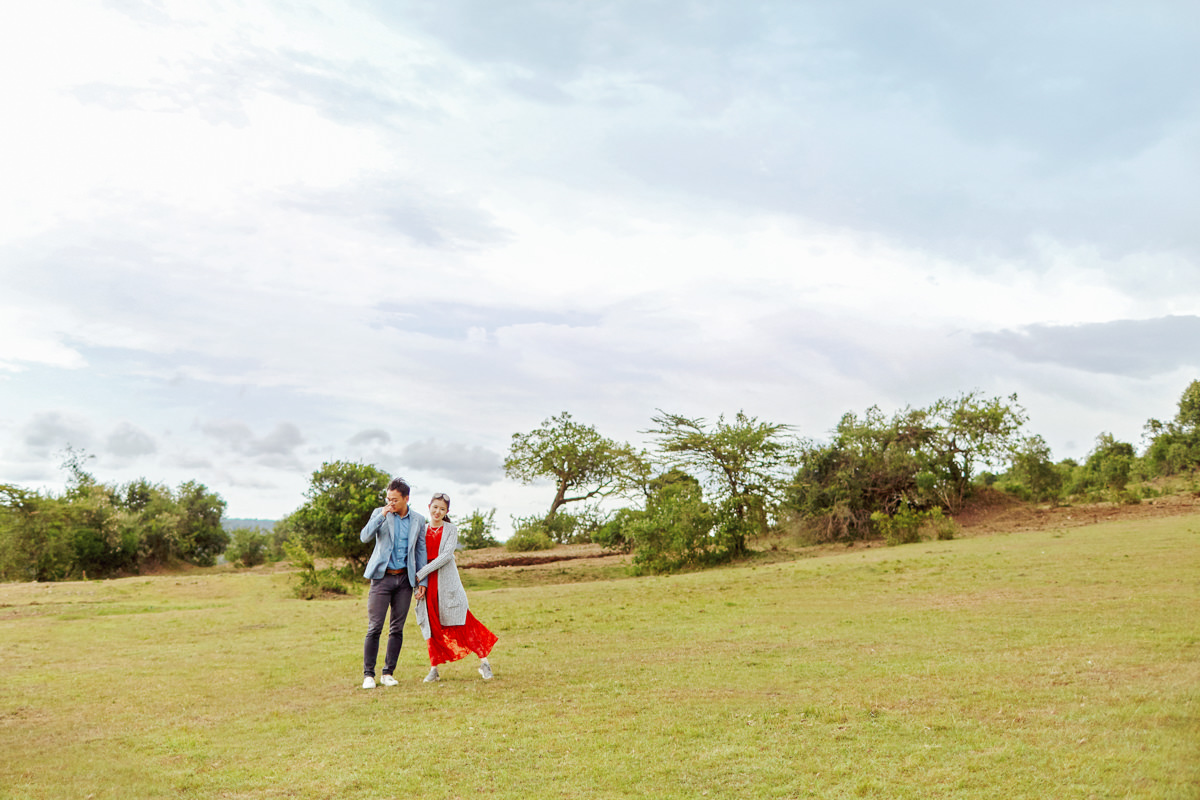 Masai Mara Safari Neptune Pre Wedding Styled Session Kenyan destination photographer