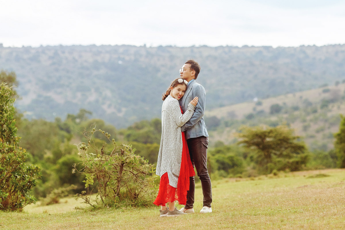 Masai Mara Safari Neptune Pre Wedding Styled Session Kenyan destination photographer