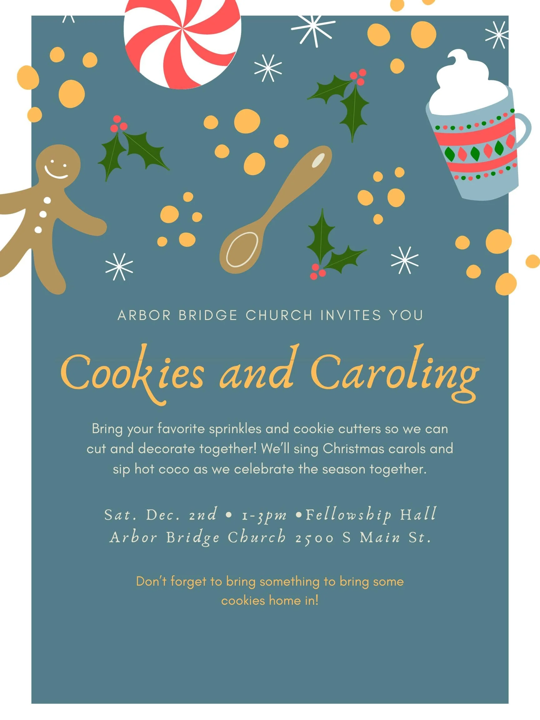 Cookies and Caroling
