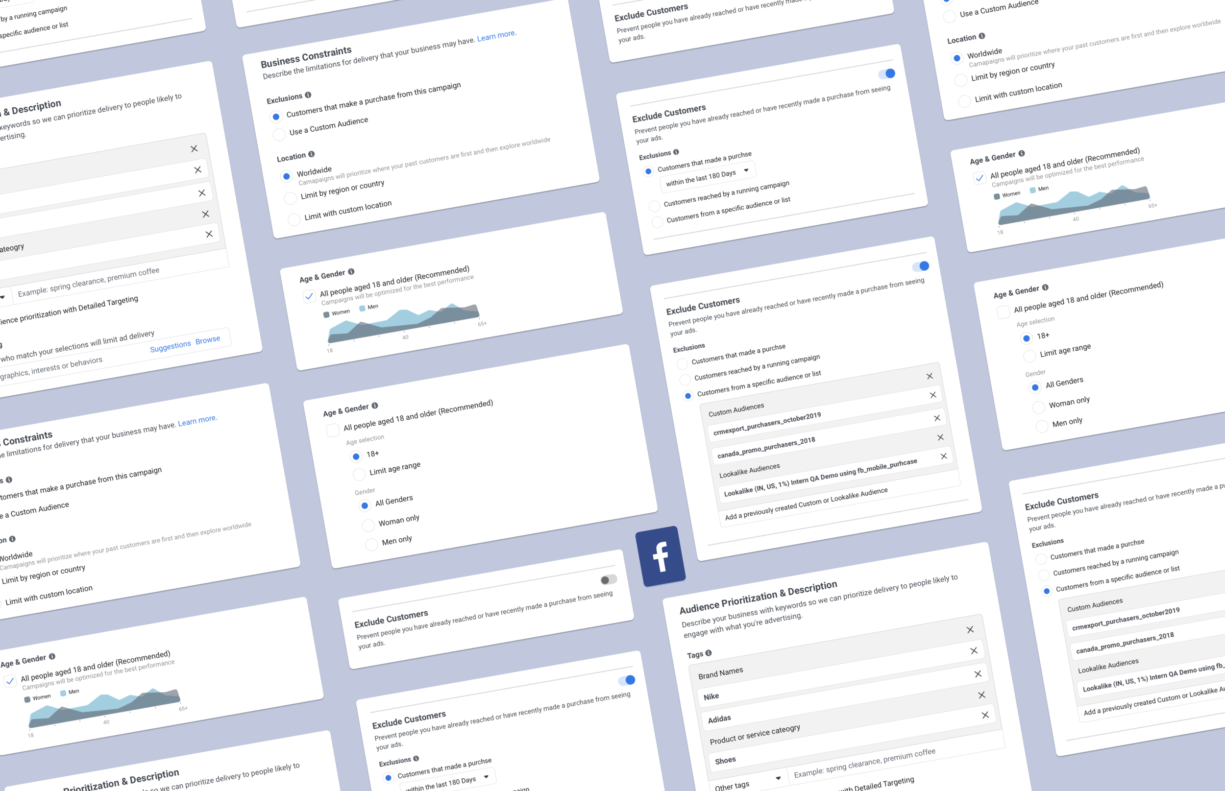 Facebook | Ads Targeting Signals + Constraints Vision