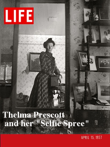 Thelma on the front cover of LIFE Magazine, April 15th, 1957.