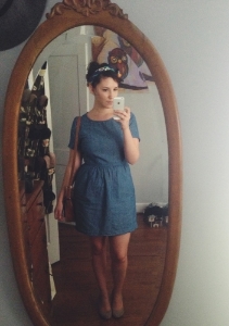 Bethel Prescott in her selfie debut. 
