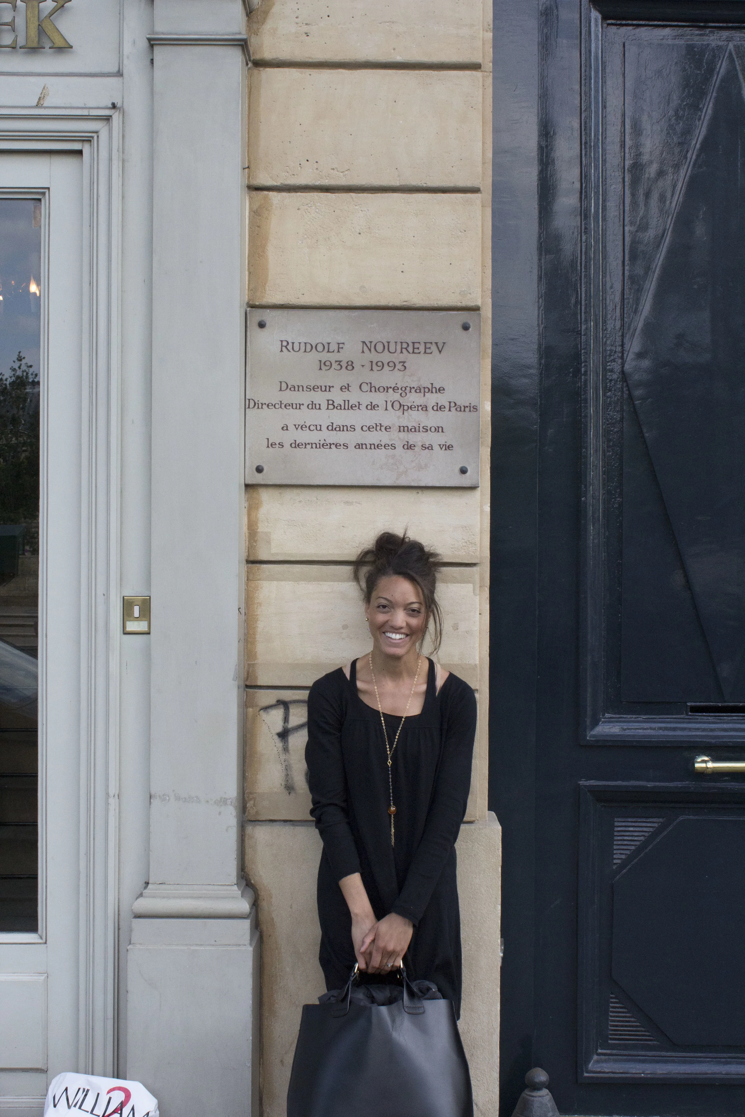 Me in Paris at Rudolf Noureev's final resting place