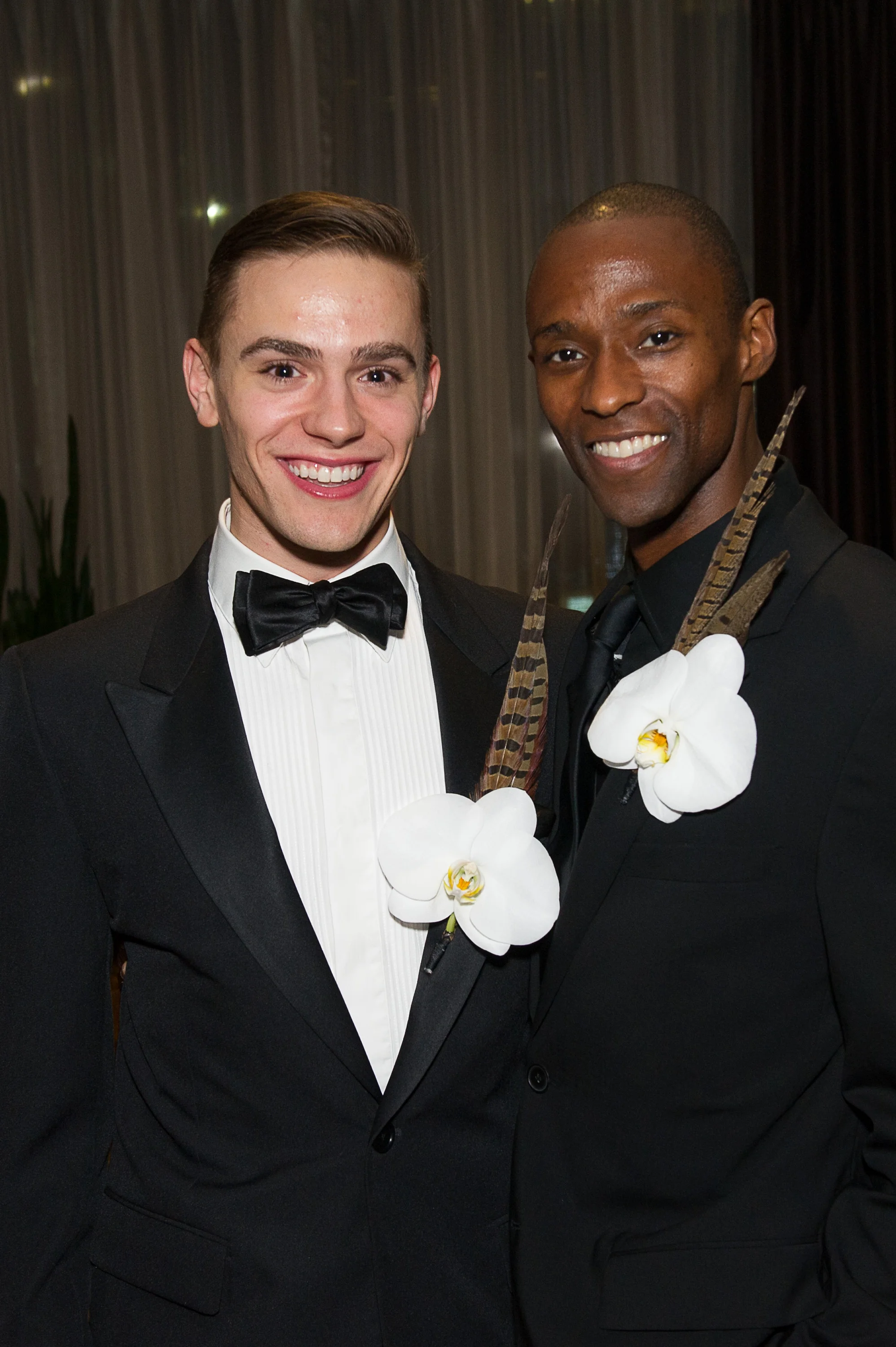 Ailey Dancers Michael Francis McBride and Samuel Roberts. Photo by Christopher Duggan
