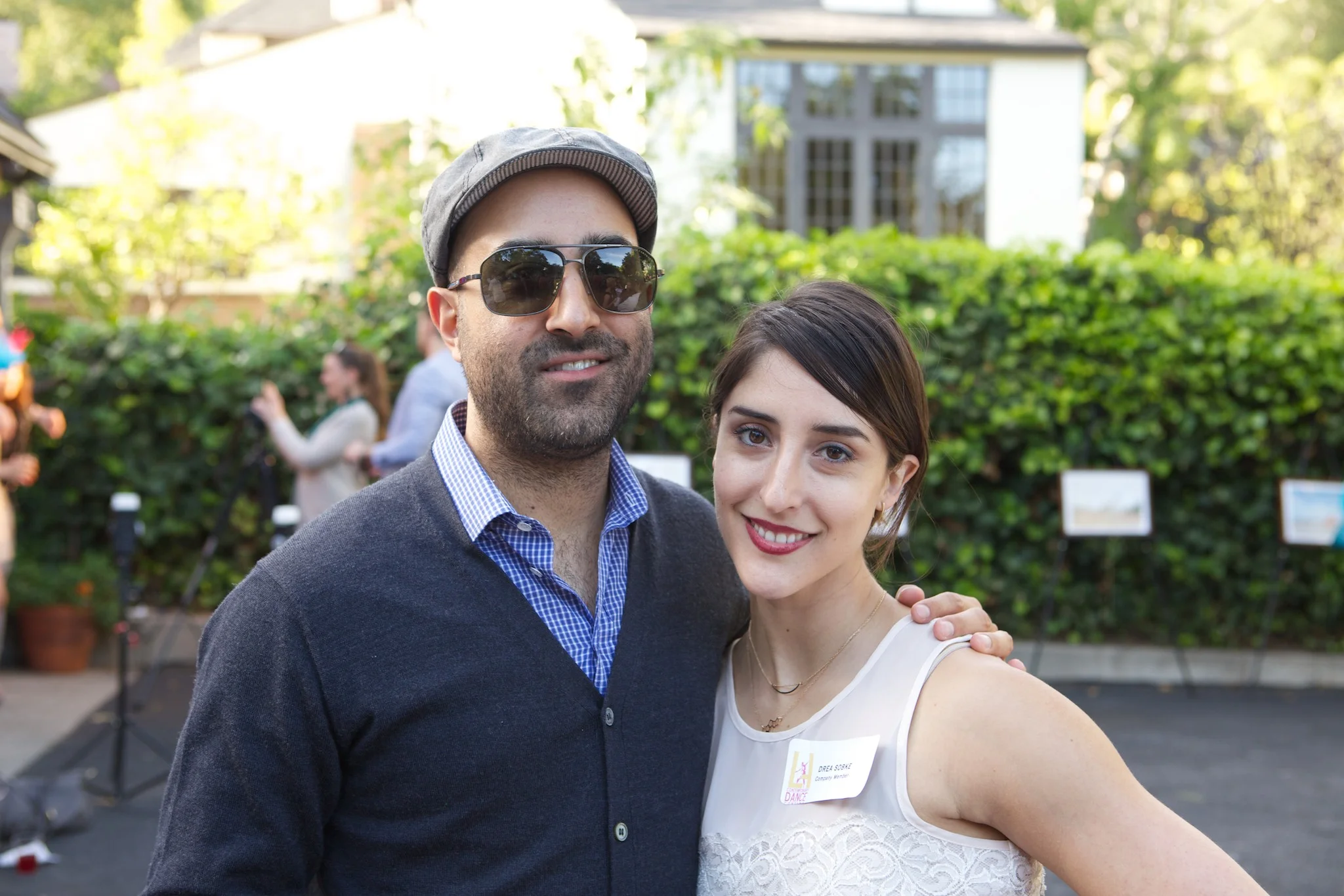 Guests posing for a quick picture. Photo credit Eric Mason. 