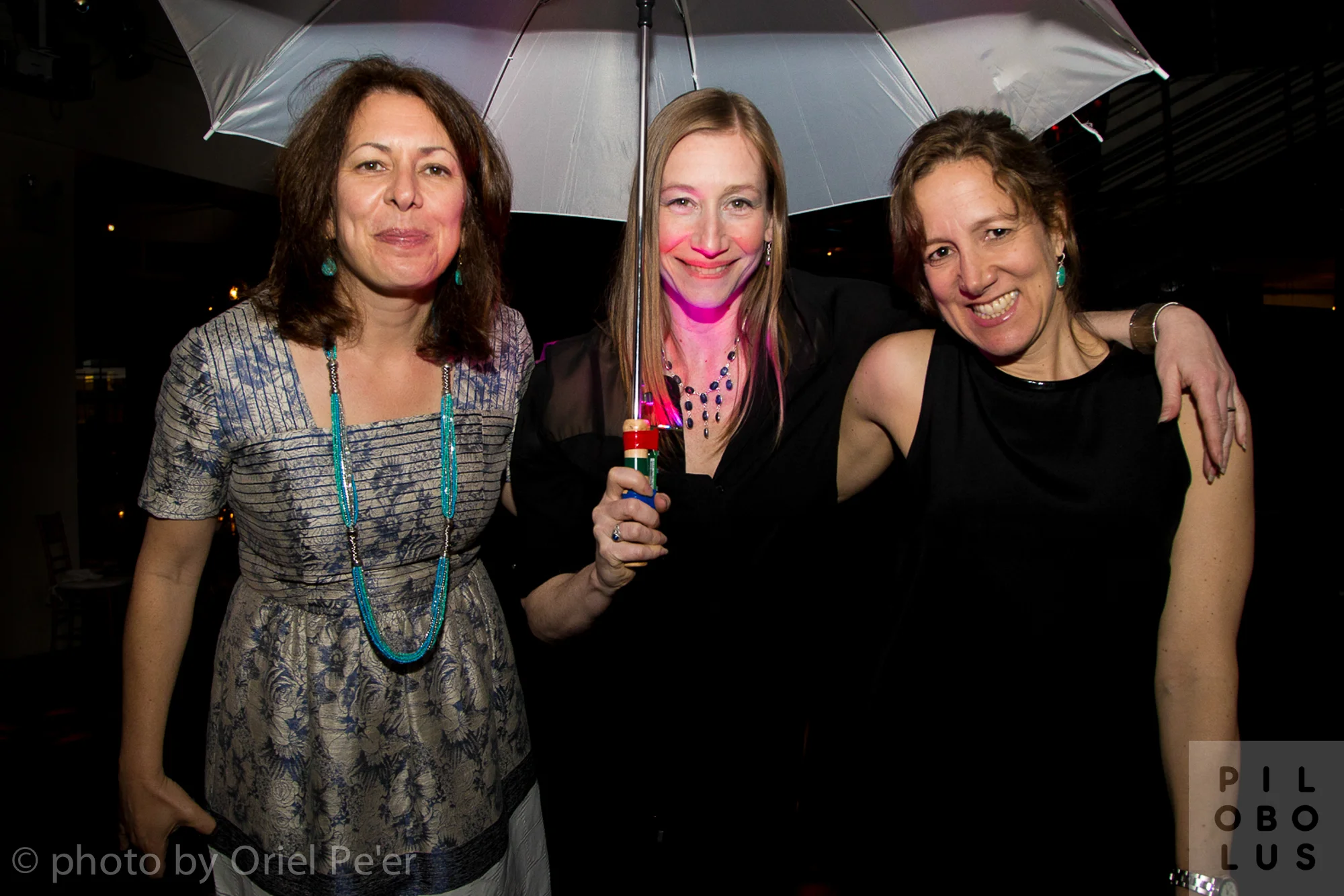 Leslie Kaufman, Pilobolus Associate Artistic Director Renée Jaworski, Robin Pogrebin