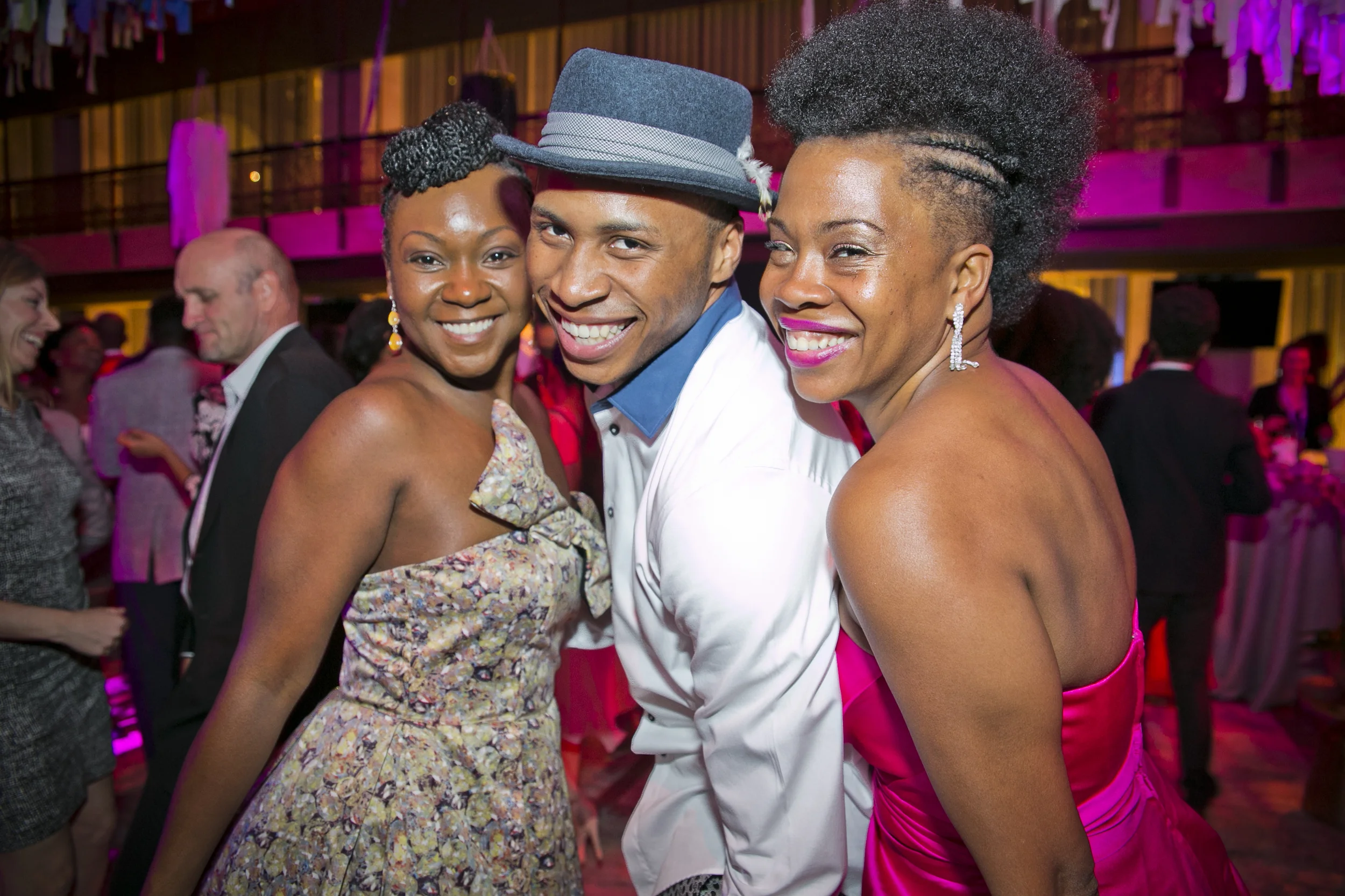 Alvin Ailey American Dance Theater's Jeroboam Bozeman and Guests at the Ailey Spirit Gala at Lincoln Center. Photo by Whitney Browne