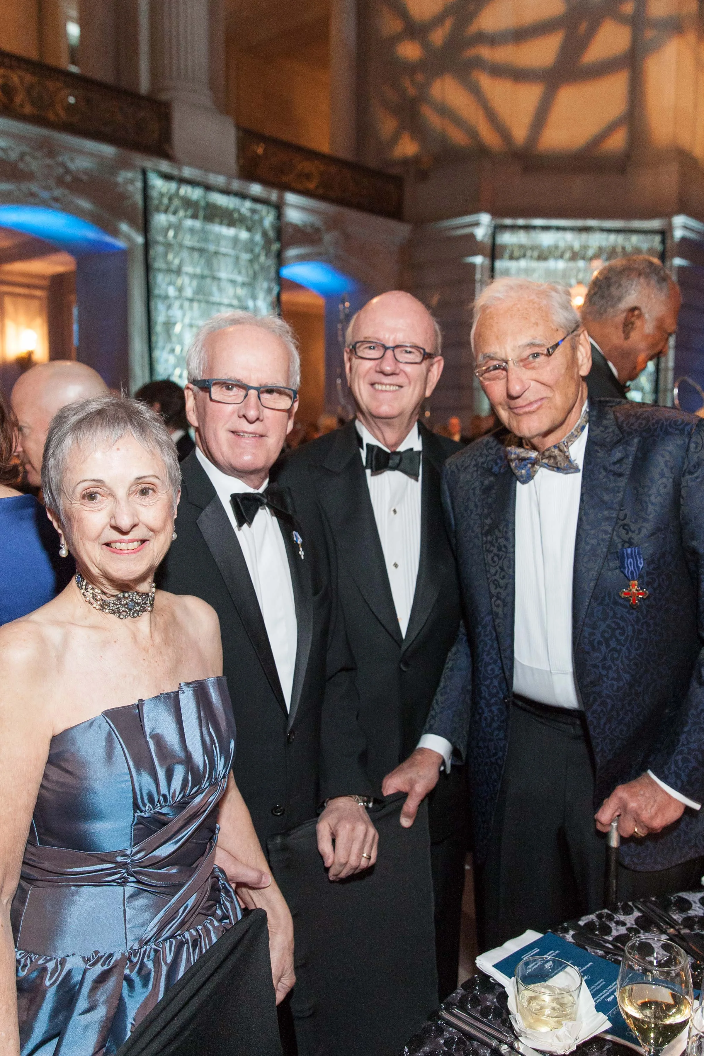 Marlene Tomasson, Helgi Tomasson, Tom Horn and Tom Perkins. Photo Credit Rachel Bussiers for Drew Altizer Photography