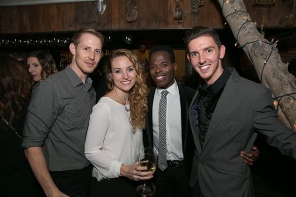 Dancers and company supporters take a moment to pose for a lovely picture