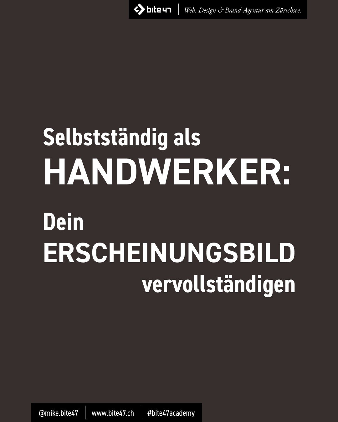 Ein vollst&auml;ndiges und aussagekr&auml;ftiges Erscheinungsbild im Web ist das A und O wenn es um Online Marketing geht.

Wie trittst du als selbstst&auml;ndiger Handwerker online auf?

Wenn du Hilfe brauchst, melde dich gerne bei mir.

Gr&uuml;sse