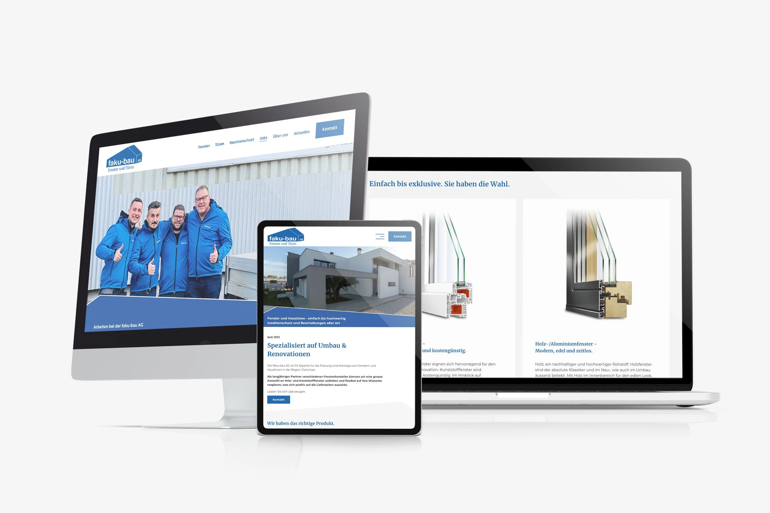 Re-Design &amp; Neupositionierung der faku-bau AG