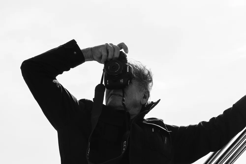 Magnum Photographer Mr Bruno Barbey in action Photography: Alan Thomas Duncan Wilkie