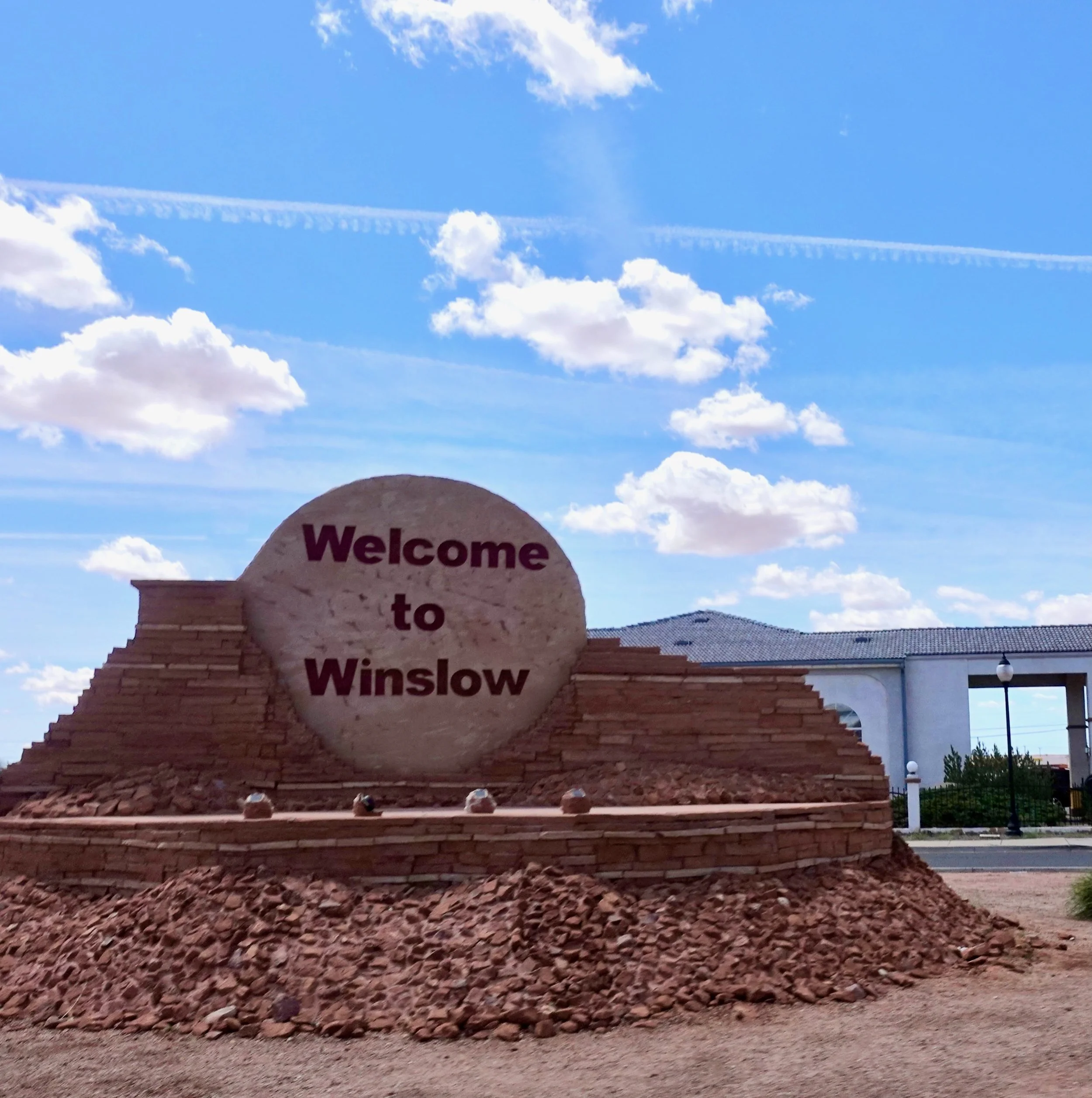 Winslow - less than an hour east of Flagstaff on I - 40 (Old Route 66)