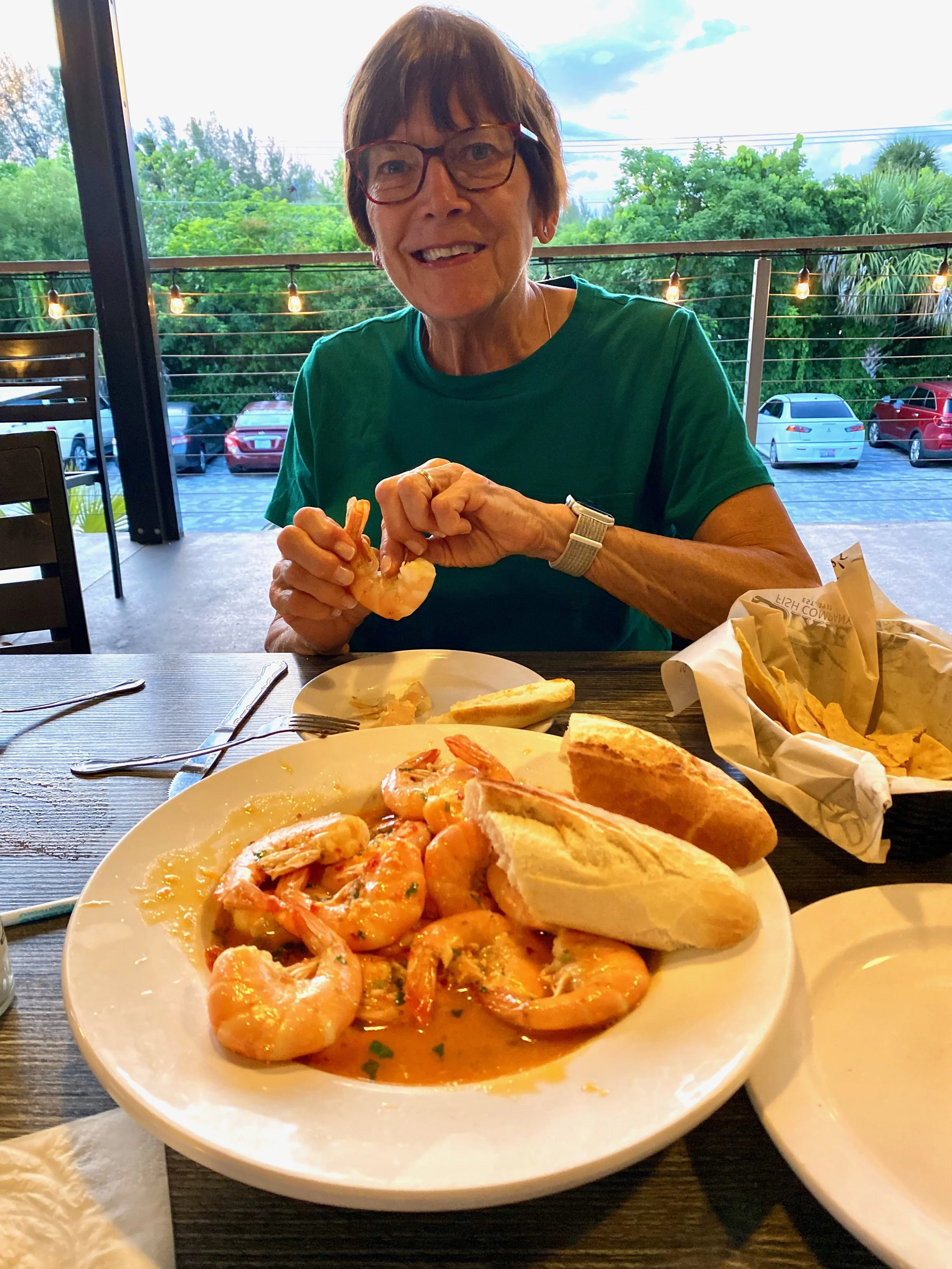 And Doc Ford's Yucatan shrimp
