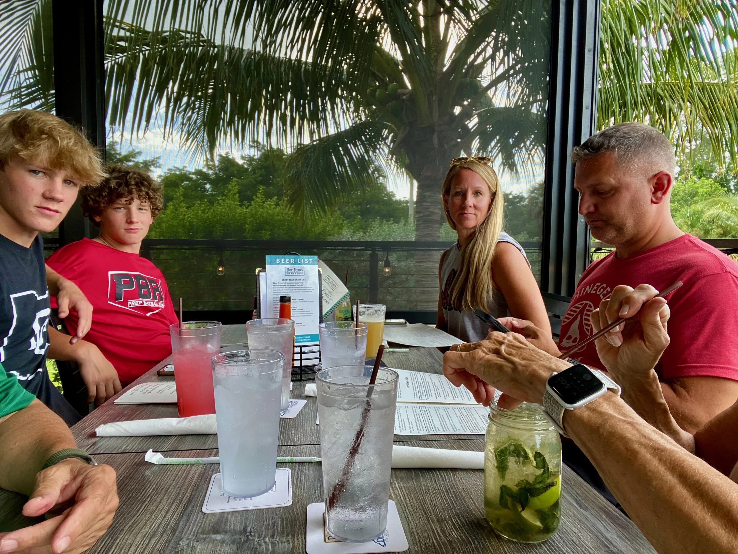 Also starting at Doc Ford's Yucatan shrimp