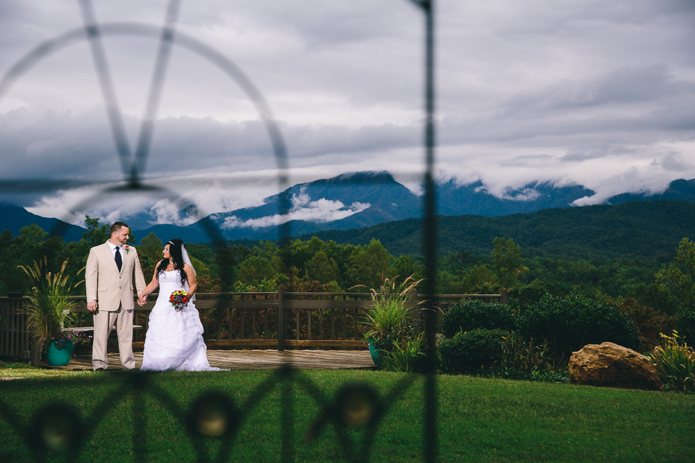 Imagine this backdrop for your Smoky Mountain Wedding ceremony in Gatlinburg TN