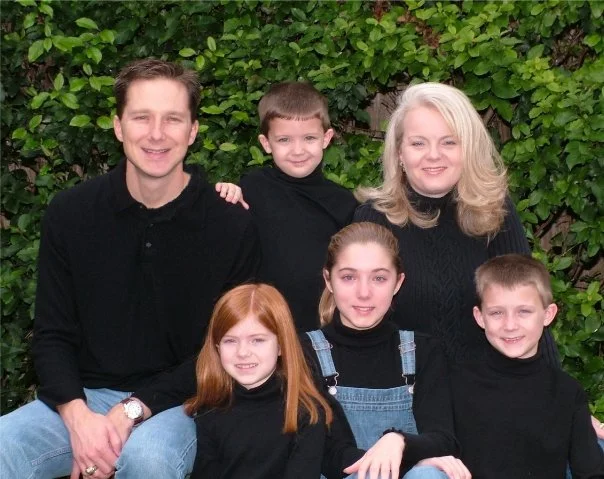 Fourteen years and four kids later.