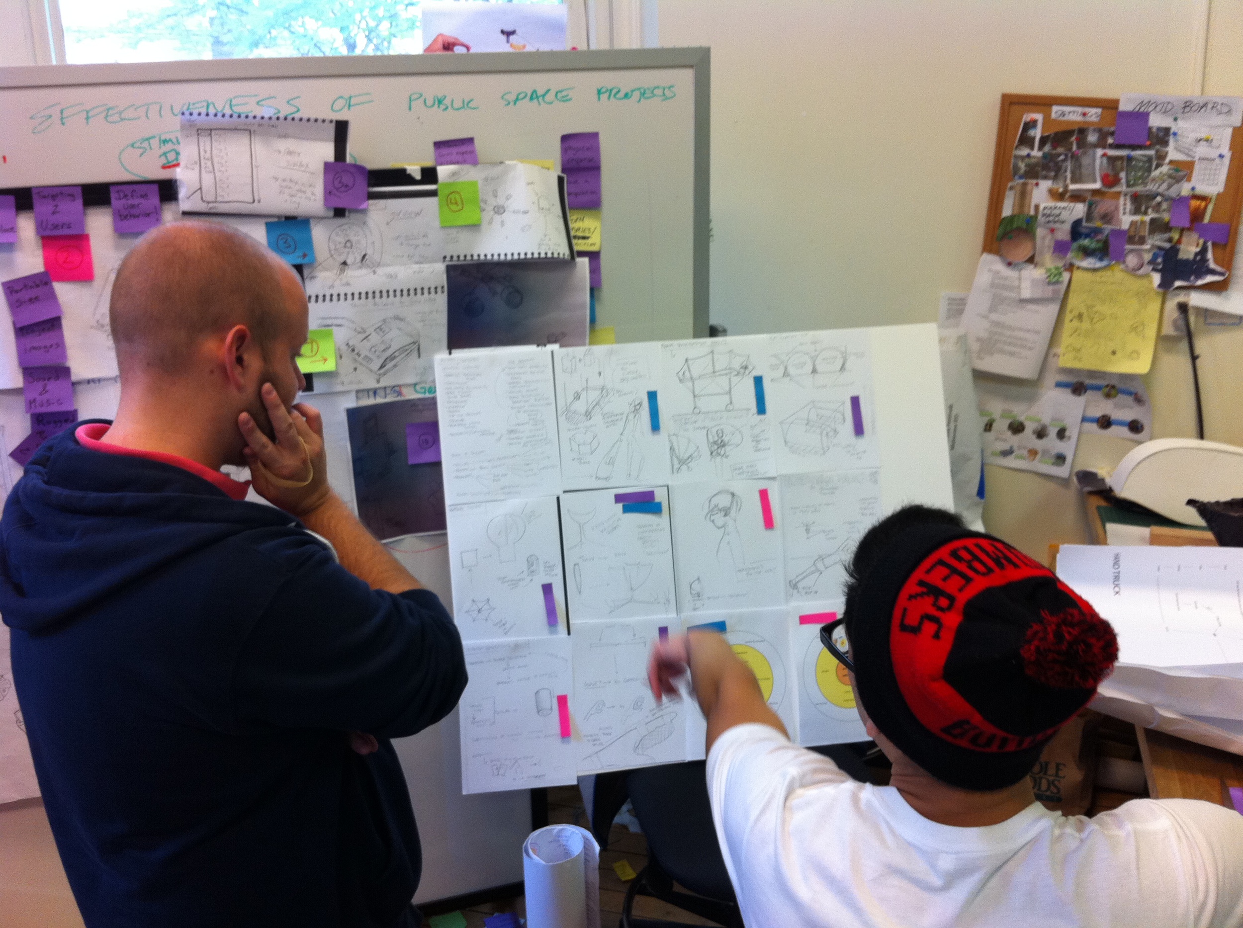 ken and david in loft.JPG