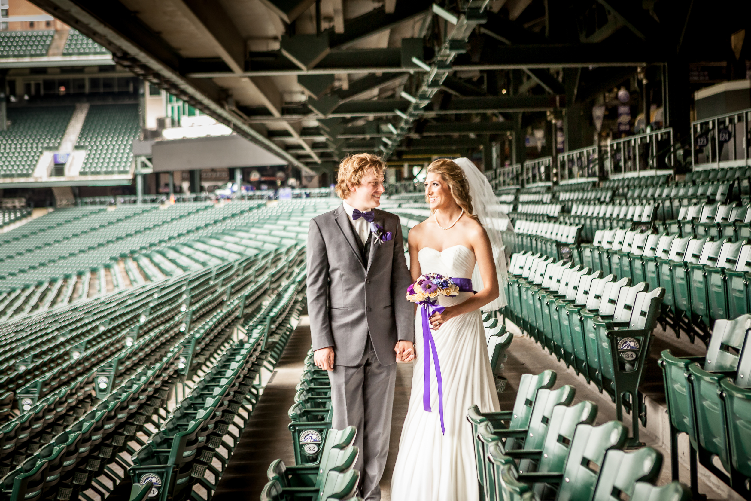 Aren't these two lovebirds just the cutest? From their wedding June 2014 at Coors Field. 