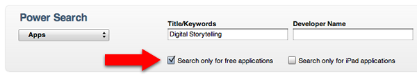 Power Search for free apps