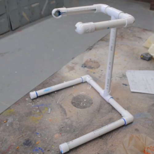Do It Yourself Stand with PVC Pipe