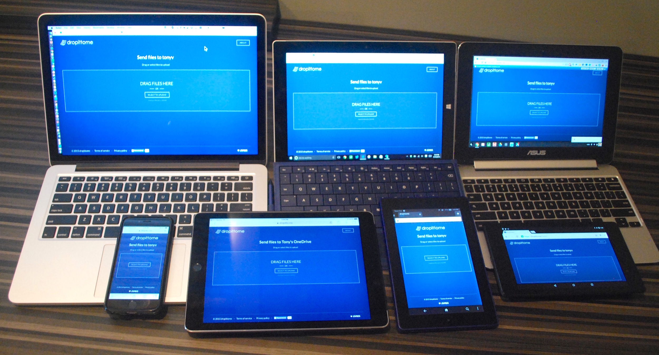 Drop It To Me is a great Bring Your Own Device (BYOD) tool because it works on any computer or device with a web browser.