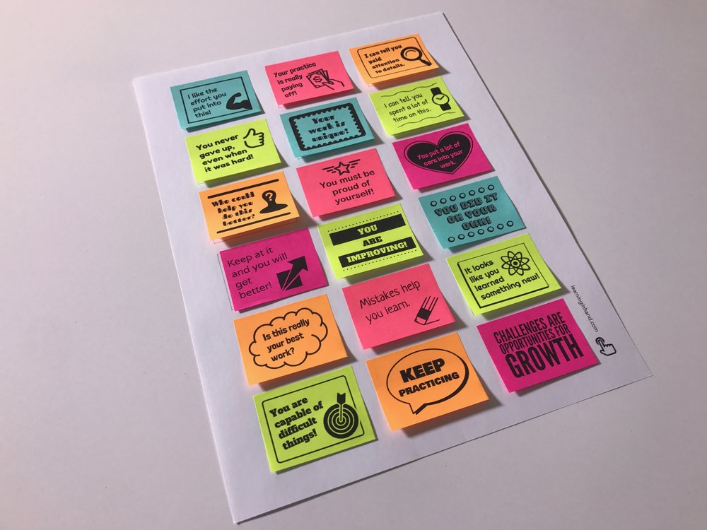 Print Custom Sticky Notes with Google Slides Learning Hand with Vincent