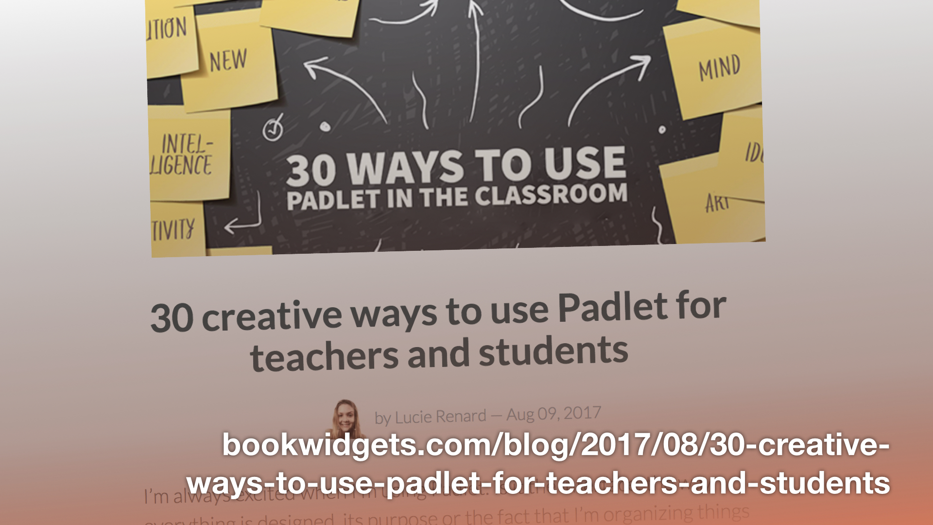 30 Ways to Use Padlet