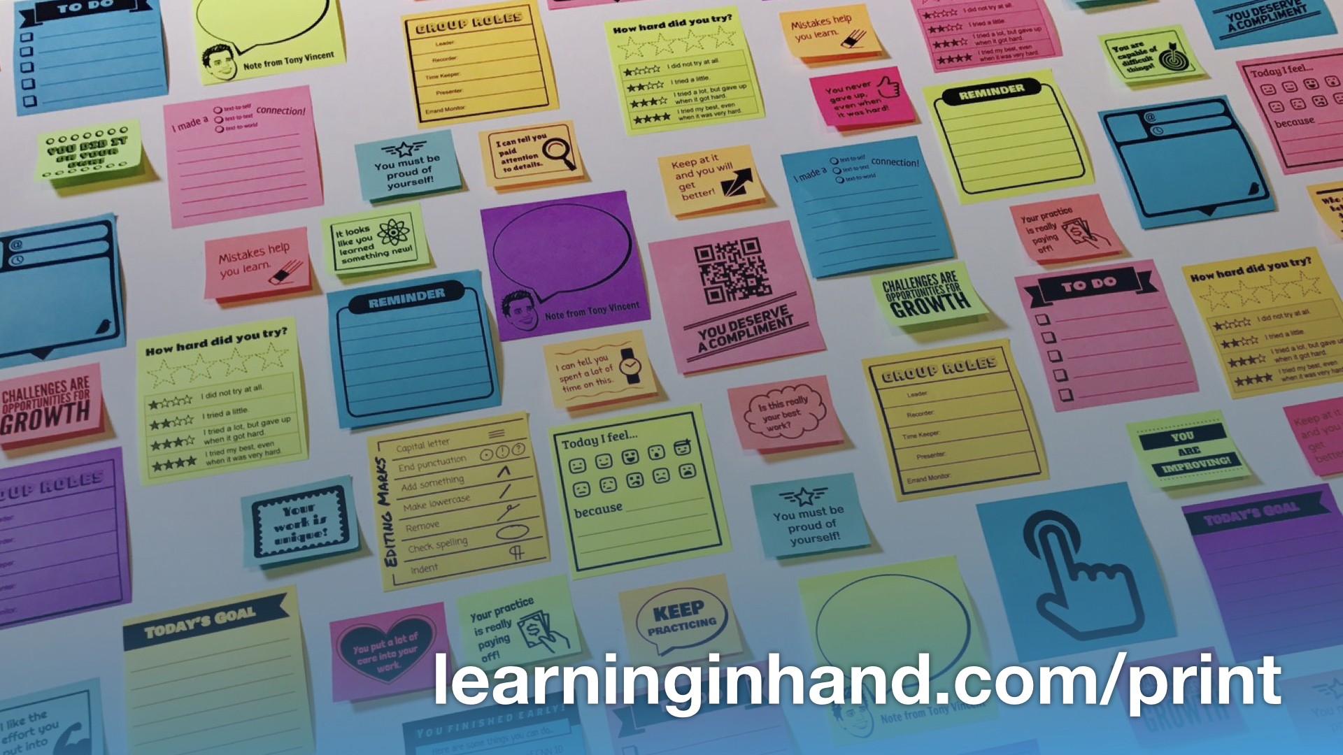 Print Custom Sticky Notes with Google Slides