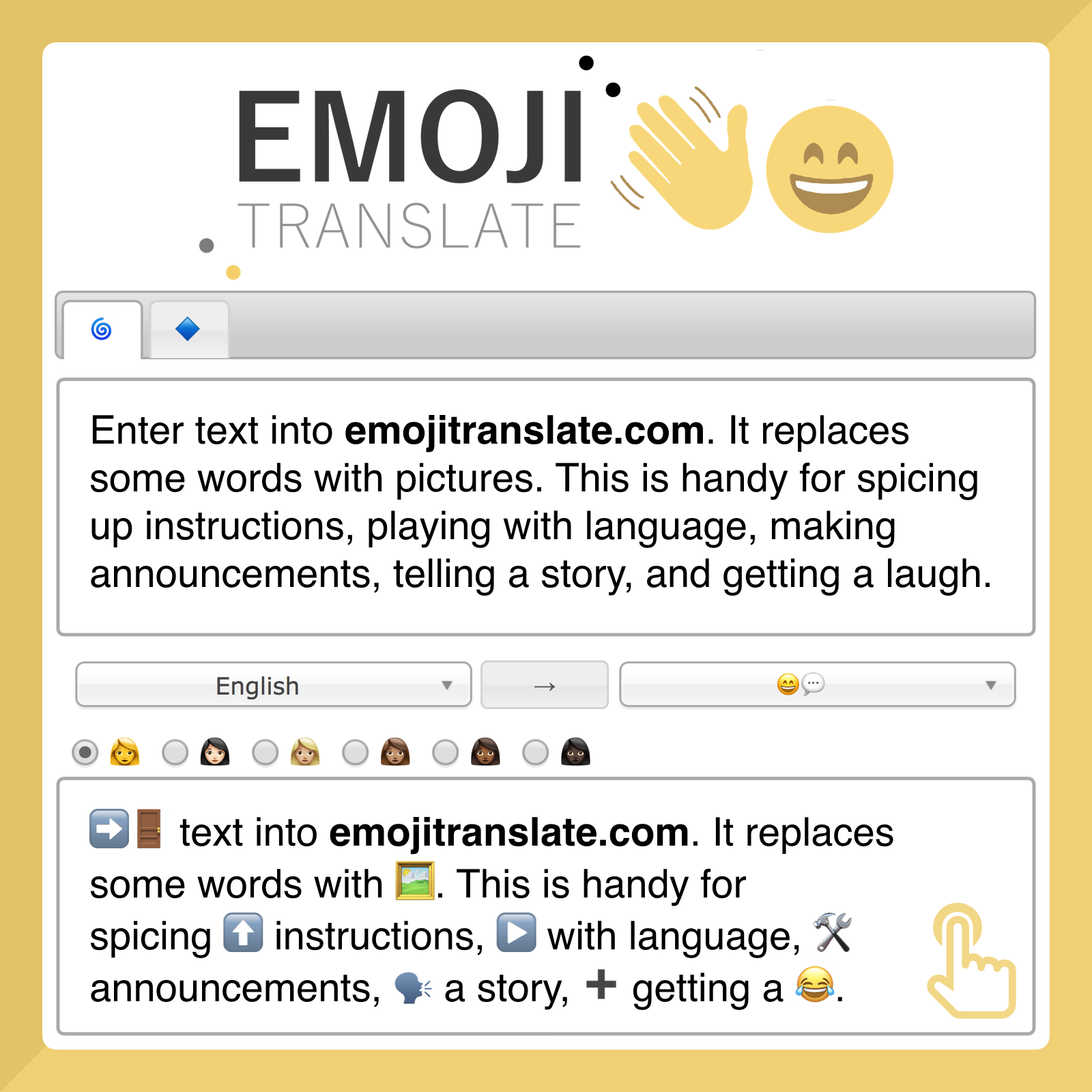 an emoji education learning in hand with tony vincent inappropriate emoji stories
